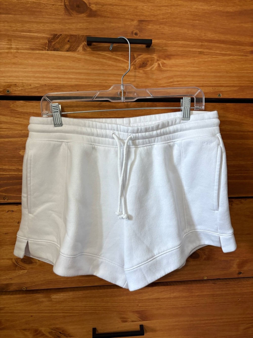 DSG White Women's Athletic Drawstring Shorts